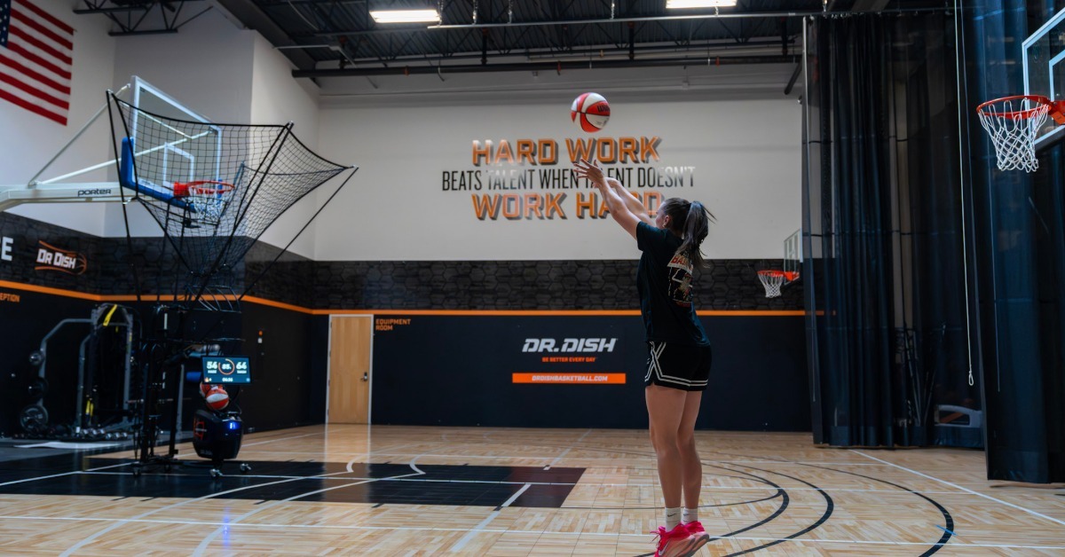 Spring Basketball Training With Shooting Machines