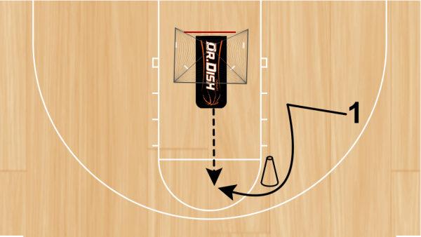Dr. Dish Screen Curl Drill Under the Hoop on FastModel