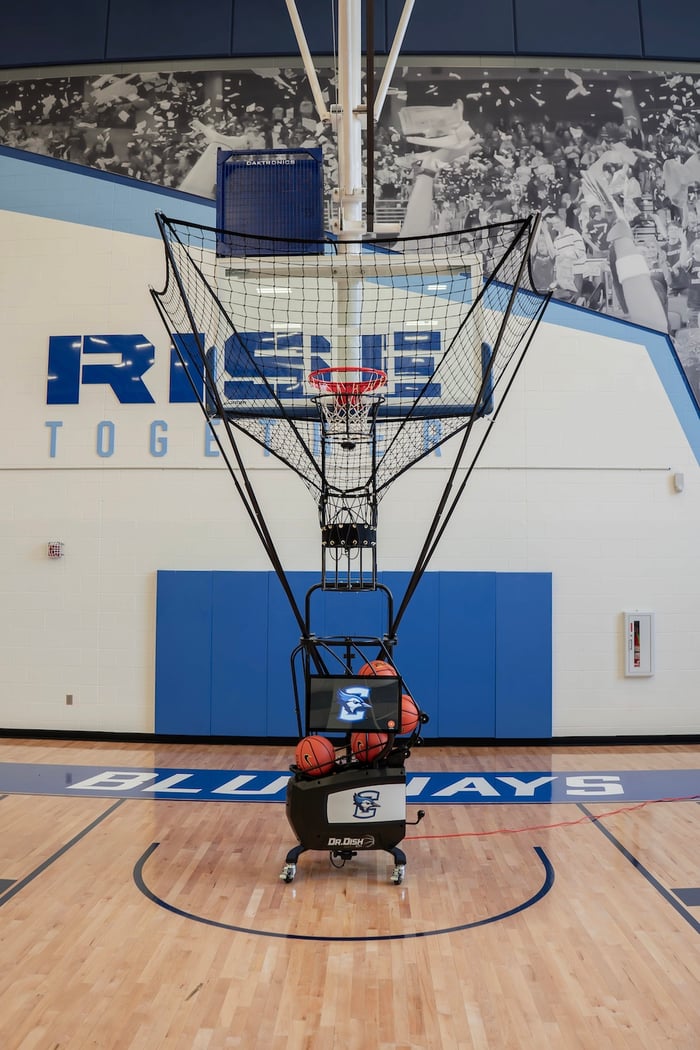 Dr. Dish CT+ Best basketball Shooting machine Creighton
