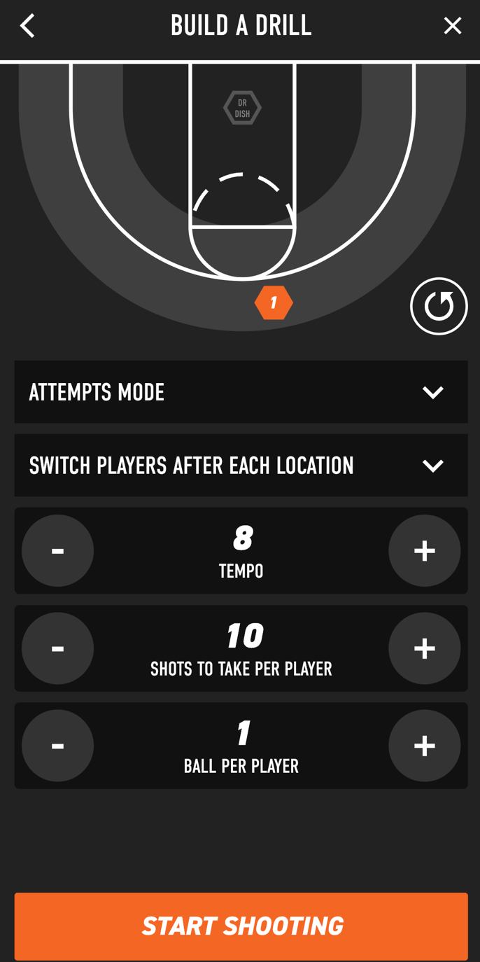 Closeout Competition Drill Featuring Dr. Dish Home Multiplayer Mode