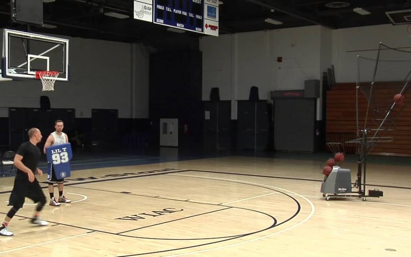 Basketball Shooting Machine - Dr. Dish Post Drill