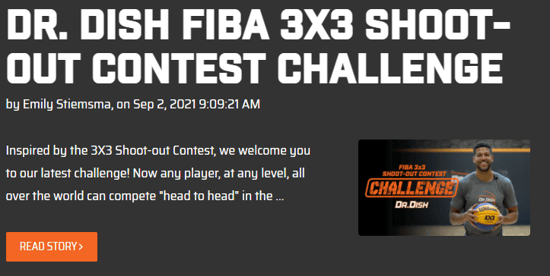 Dr. Dish FIBA 3x3 Shoot-Out Contest Challenge