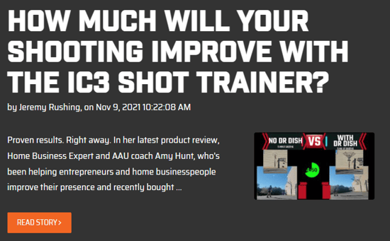 How Much Will Your Shooting Improve with the iC3 Shot Trainer