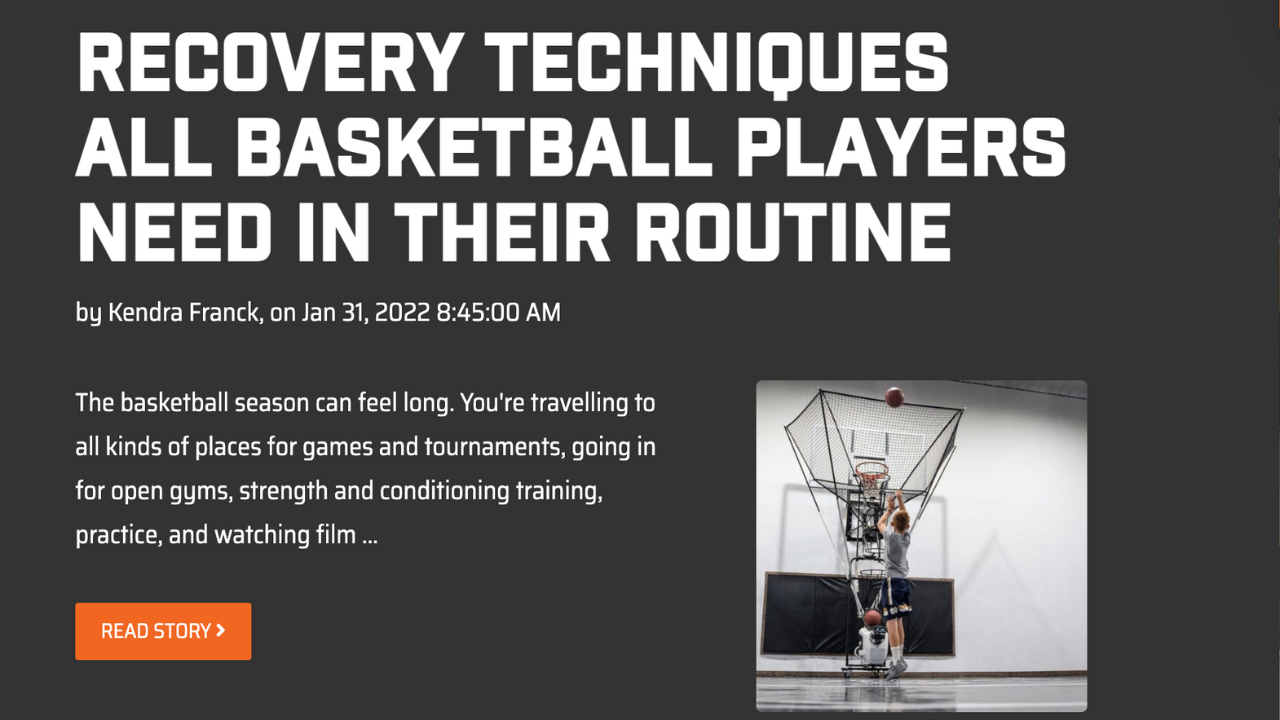 Recovery Techniques all Basketball Players need