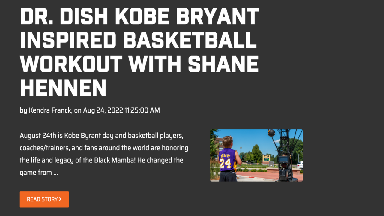 Kobe Bryant Inspired Dr. Dish Workout