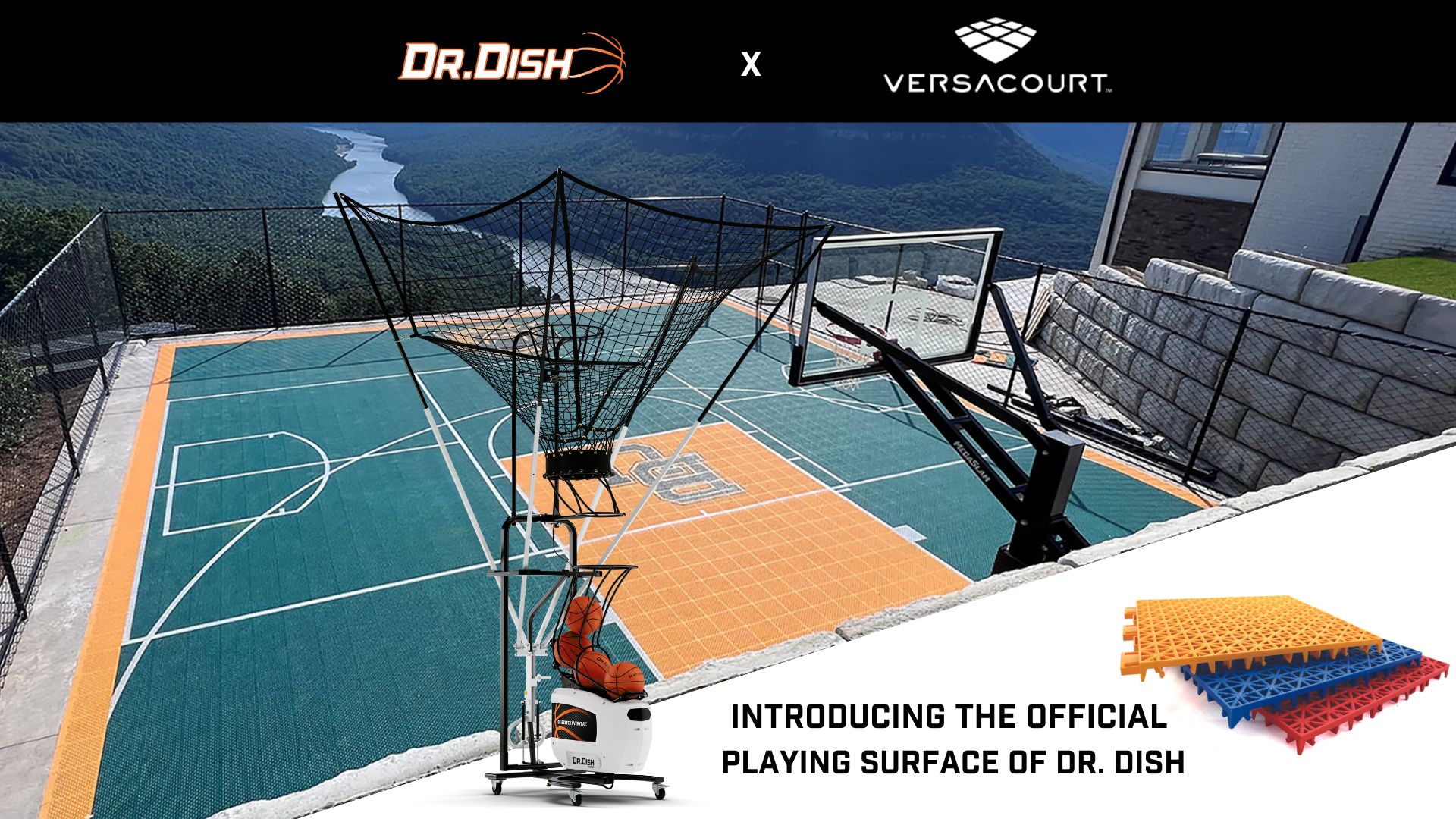 VersaCourt is the official playing surface of Dr. Dish