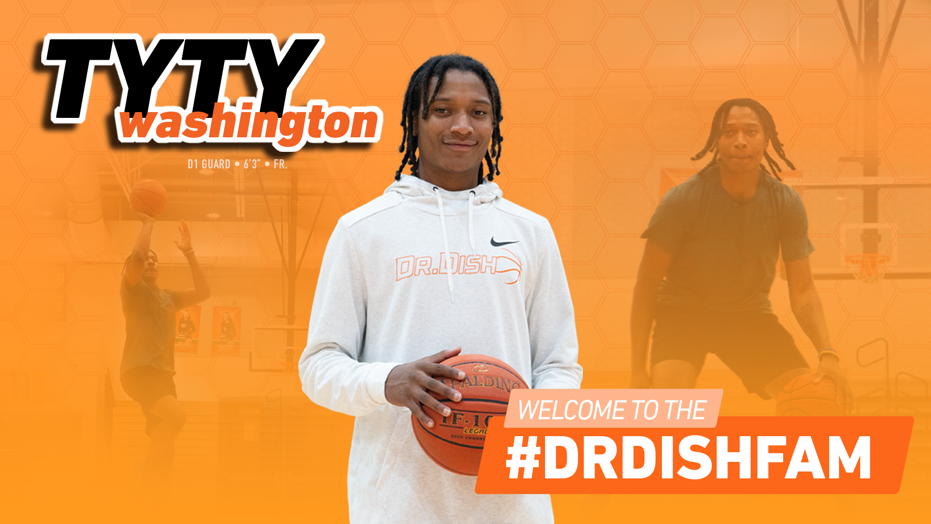 Dr. Dish Partners with Top College Athlete: D1 Point Guard TyTy Washington