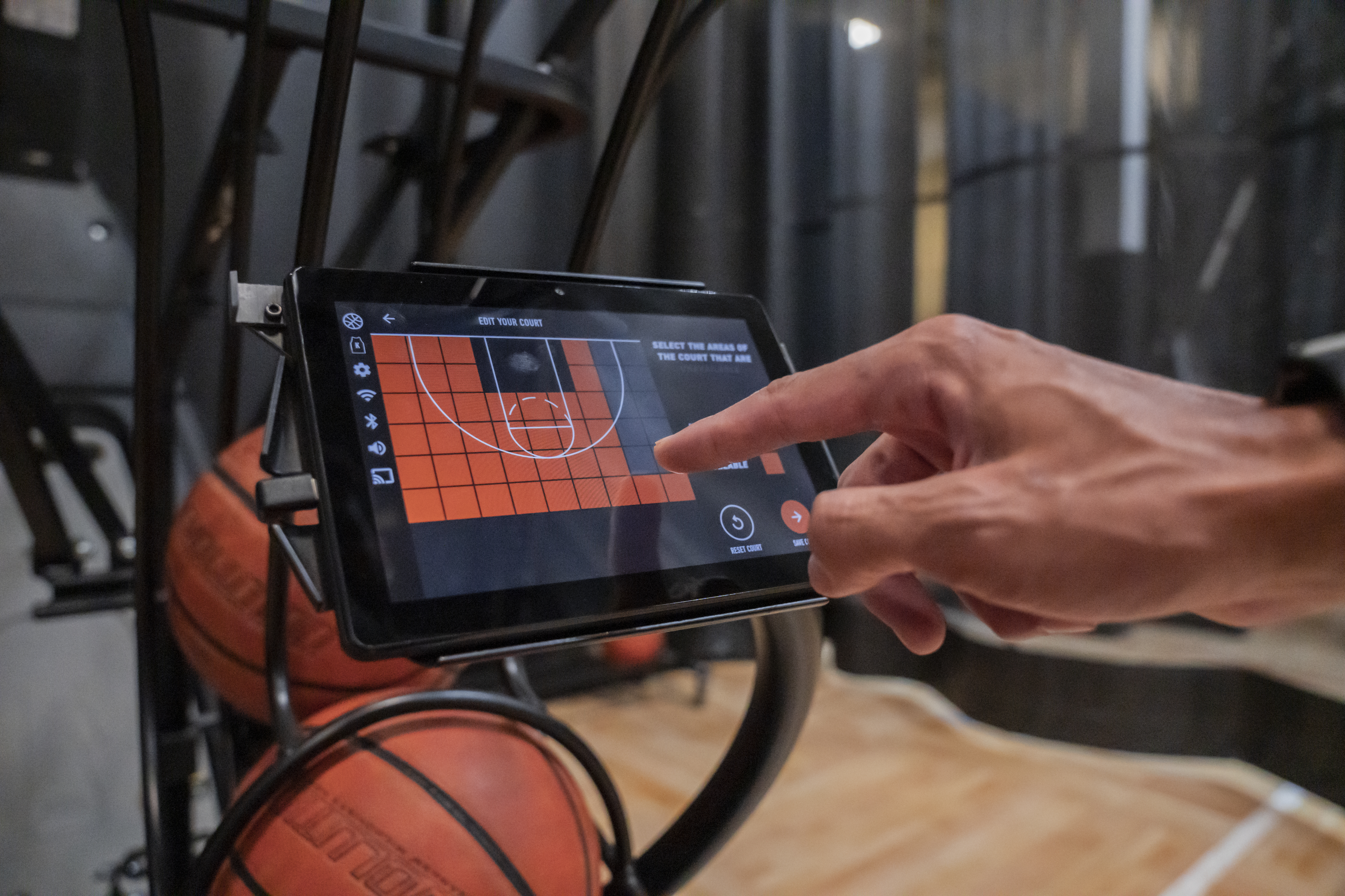 Edit Your Court: only on DR. DISH SHOOTING MACHINES