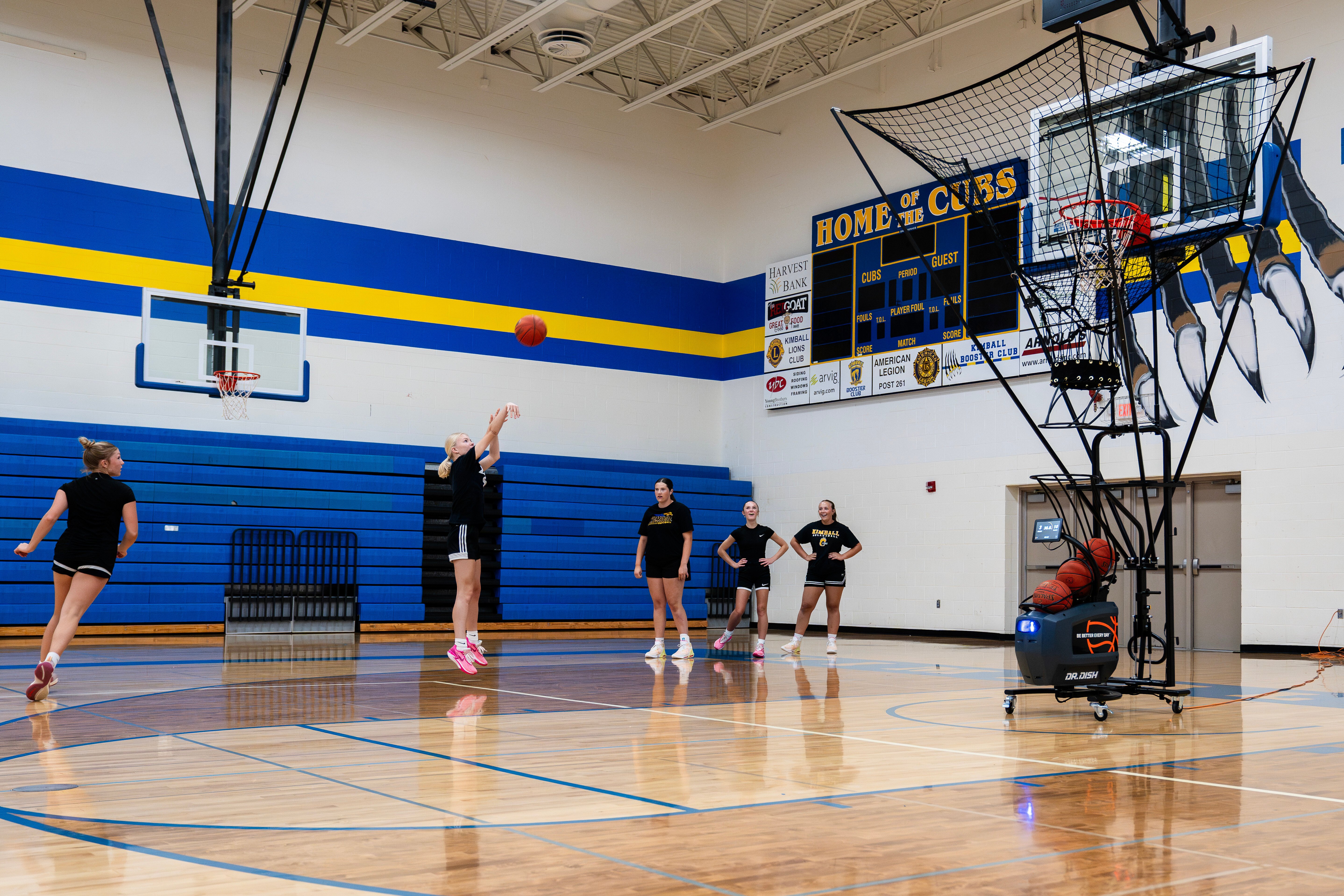 Basketball Team Drills: Pass and Shot Location Variations