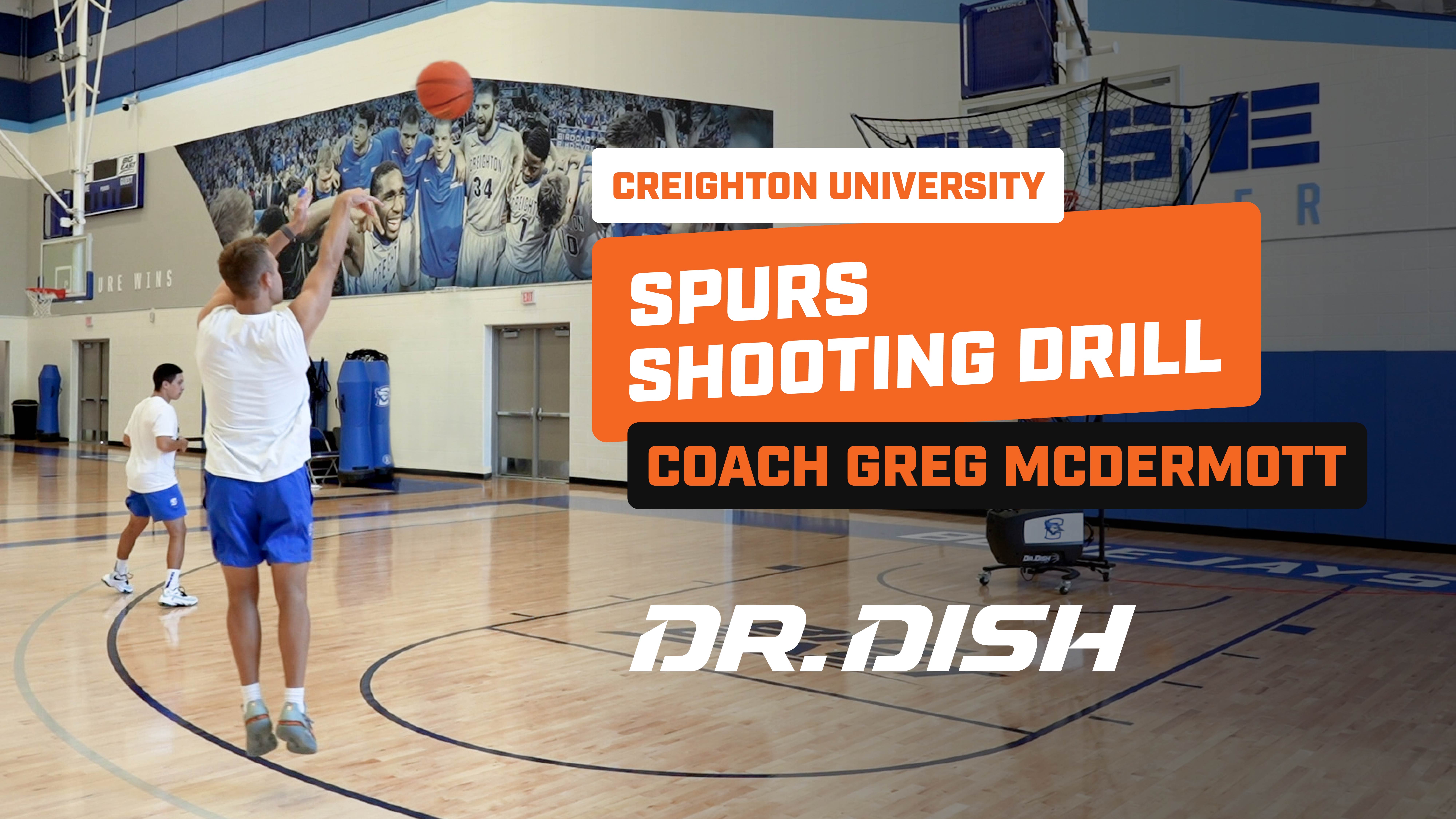 Team Basketball Drills: Spurs Drill with Coach Greg McDermott
