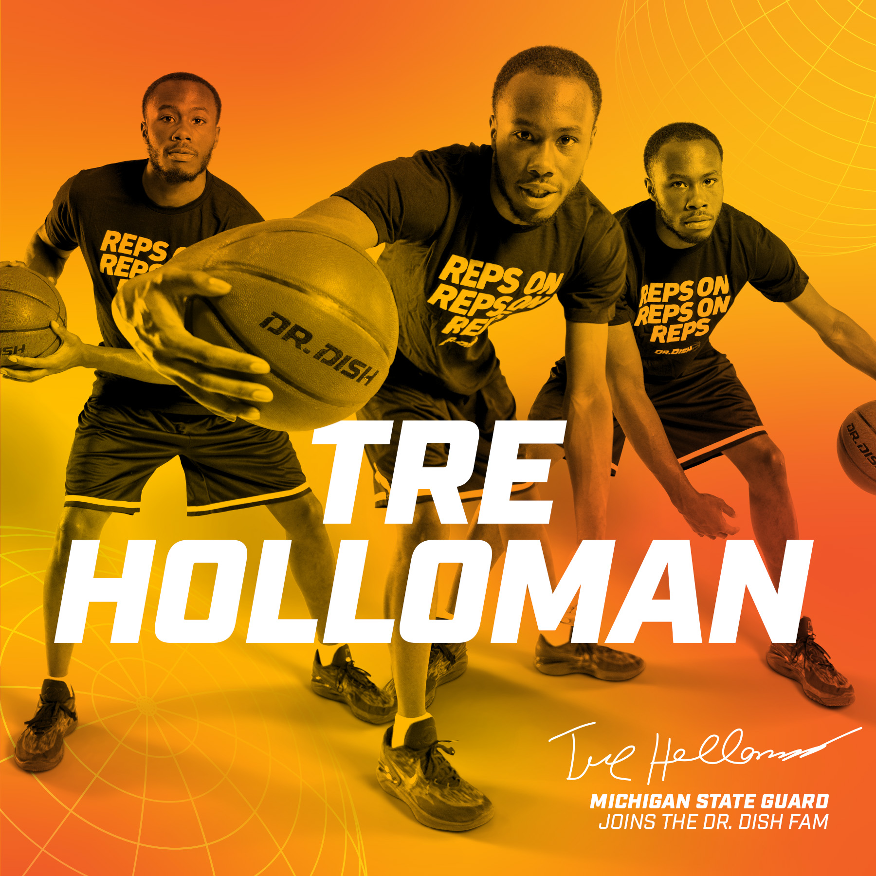 Michigan State Guard Tre Holloman Joins the Dr. Dish Fam