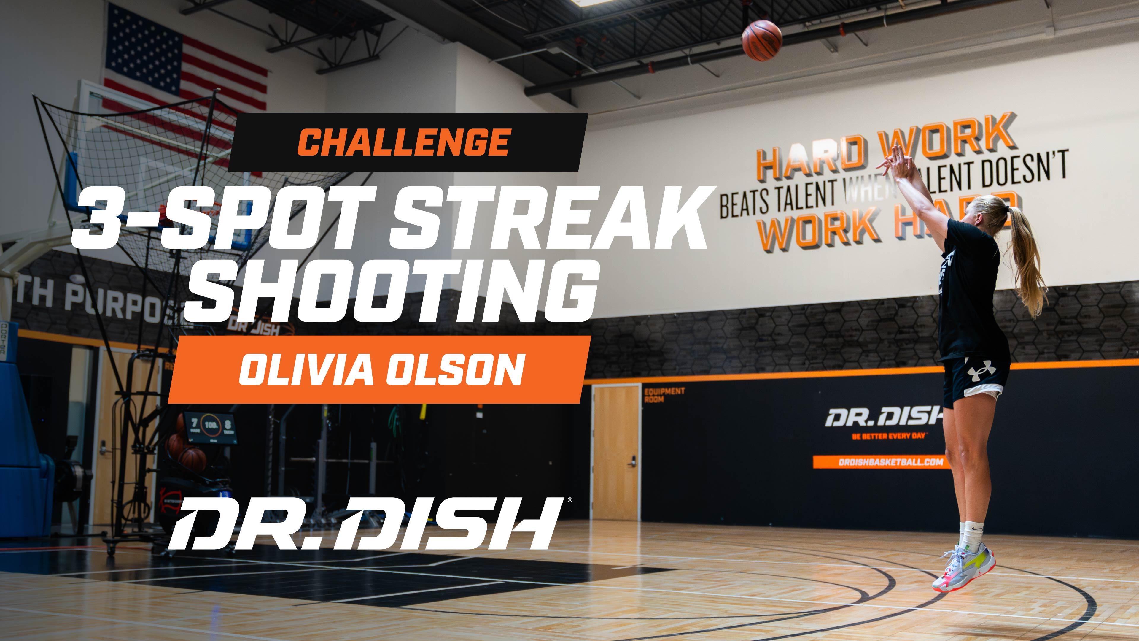 3-Spot Streak Shooting Challenge with D1 Guard Olivia Olson