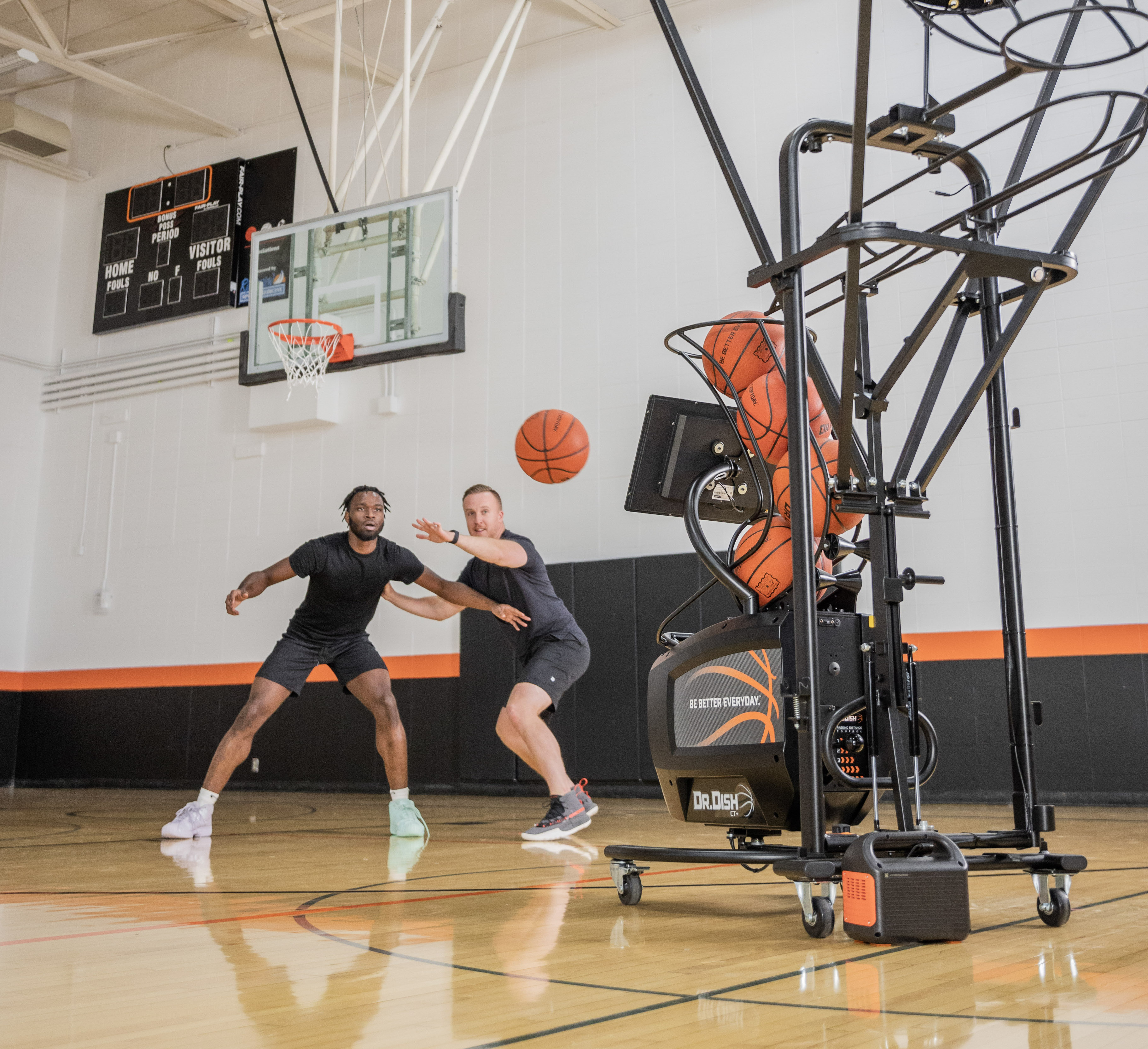 Use the Patented Swivel-Net: Inside and Perimeter Training