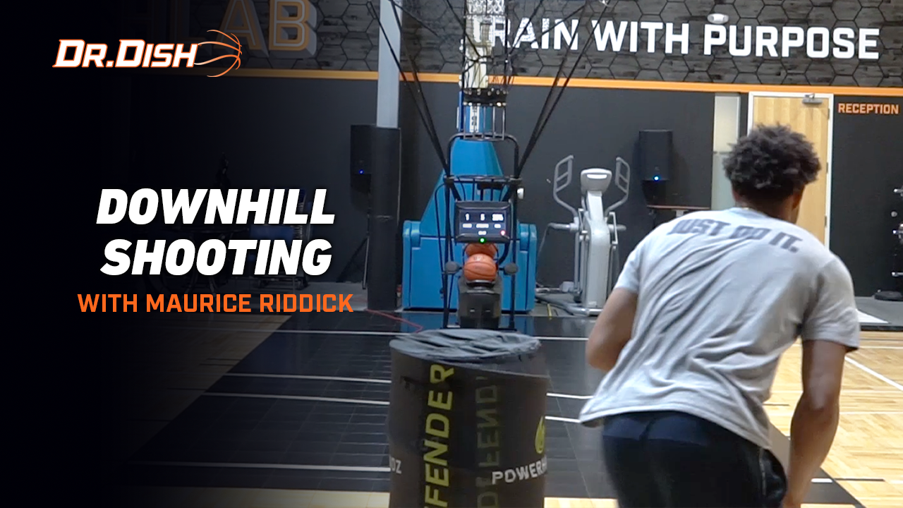 Basketball Drills: Flat Screen Downhill Shooting with Maurice Riddick