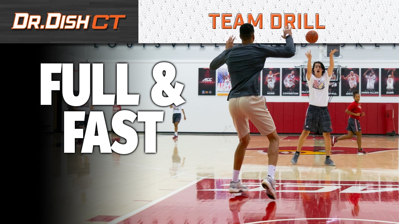 Louisville Basketball Team Drill: Full and Fast