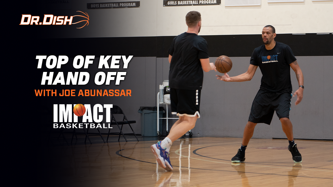 Basketball Drills: Top of Key Handoff with Joe Abunassar