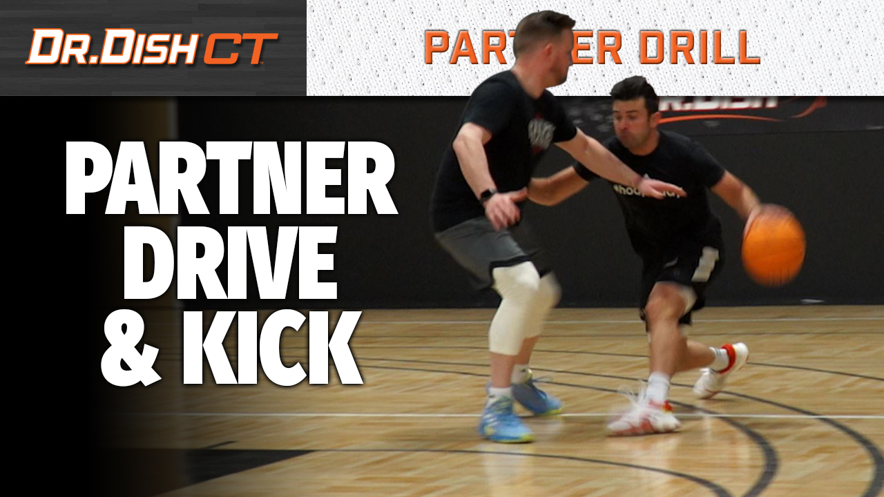 Partner Basketball Drills: Drive and Kick with DJ Sackmann