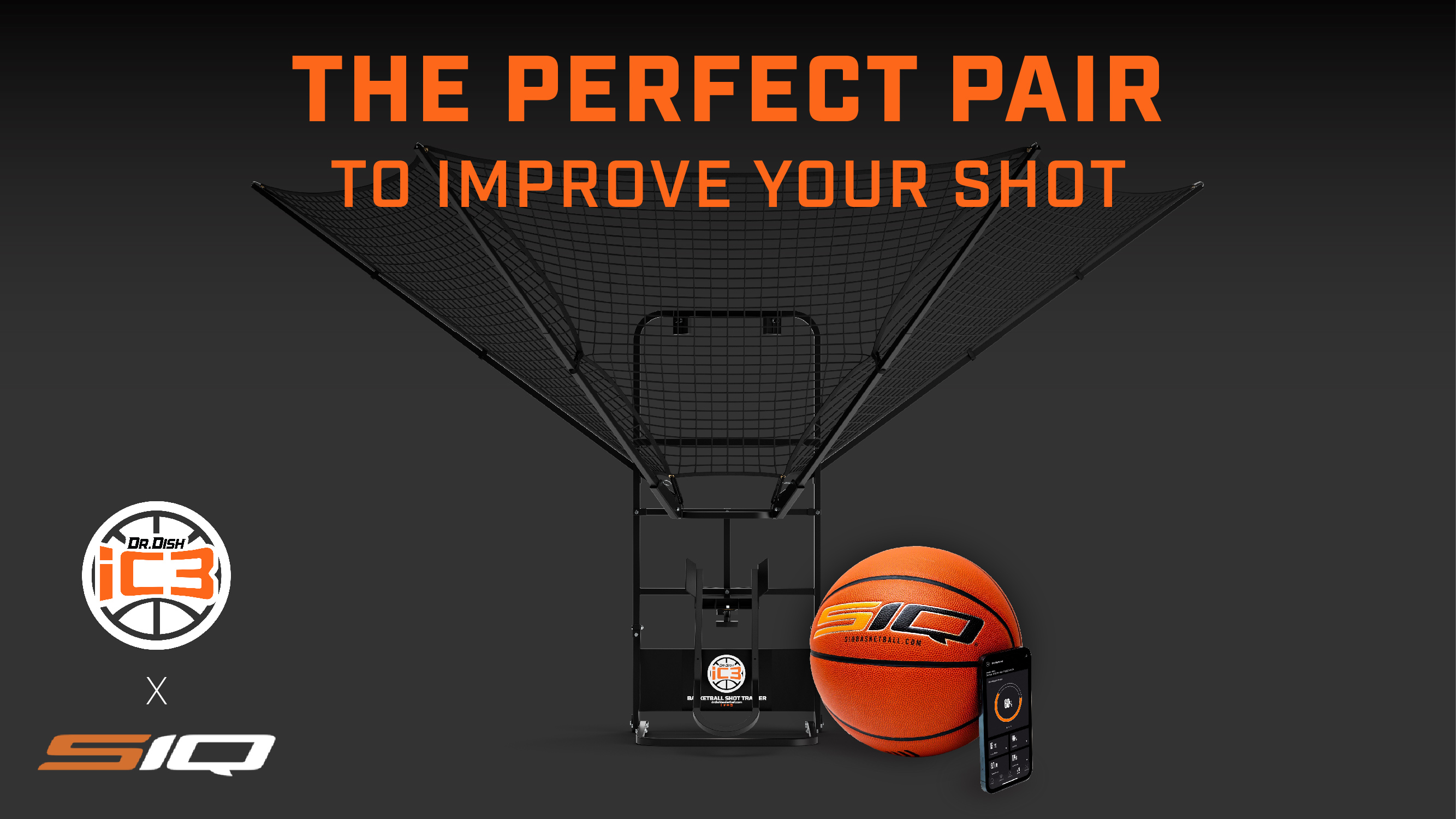 Dr. Dish iC3 and SIQ Smart basketball Make the Perfect Pair to Improve Your Shot