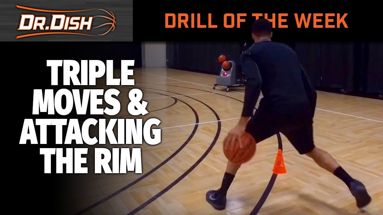 Basketball Drills: Triple Moves and Finishing at the Rim